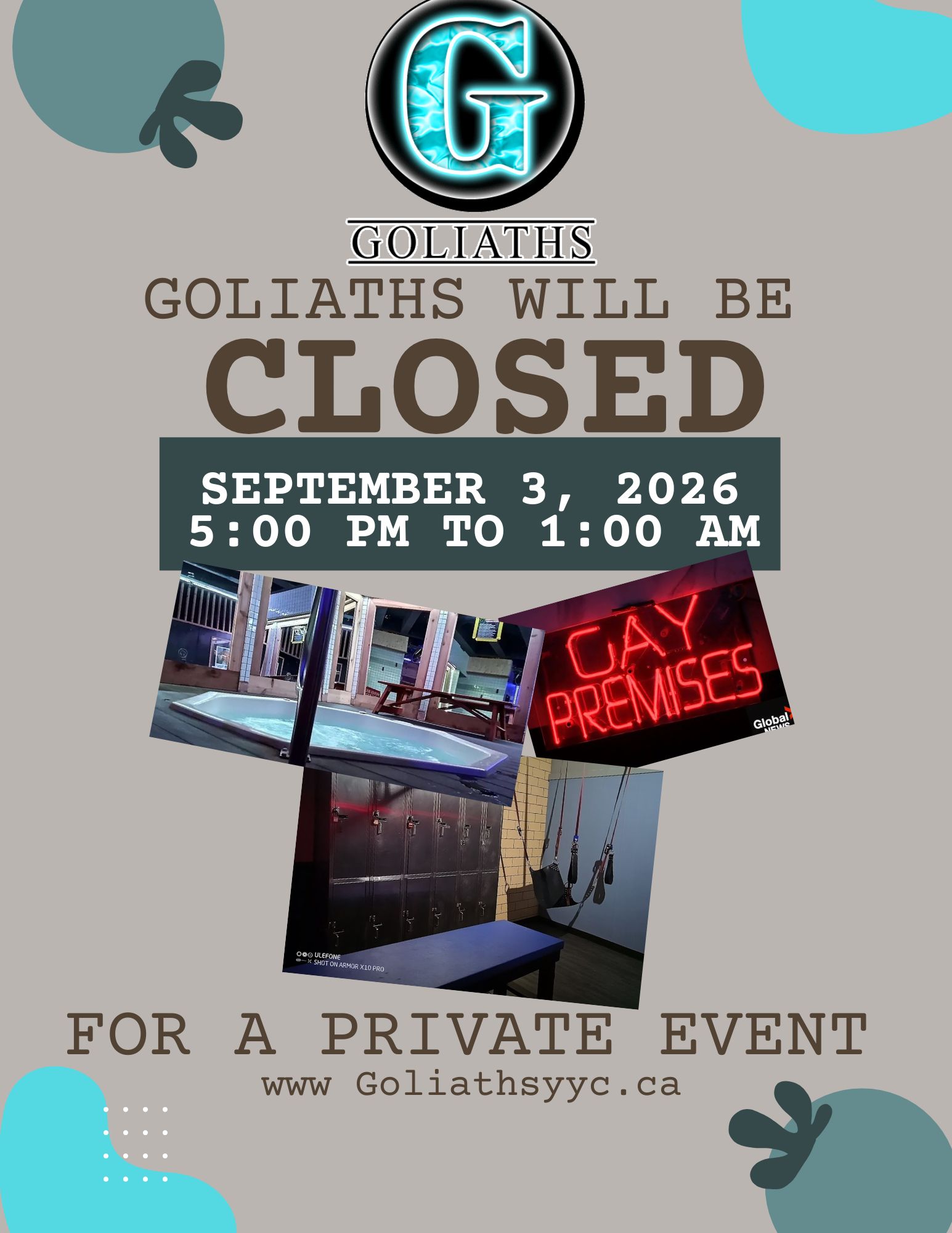 Goliaths Closed